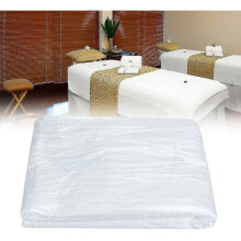 Stain Resistant Covers For Massage Tables, 100% Waterproof Disposable Plastic Protecting Professional Beauty Salons, 100Pcs