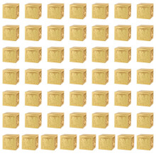 50pcs Practical Candy Boxes Storage Holders For-reflective gold