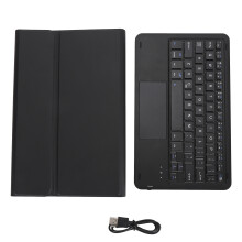 Tastiera Bluetooth universale portatile per tablet, tastiera wireless rimovibile con touchpad ad alta precisione, design ad angolo regolabile
