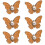 1/6 Pcs Jeans Button Pins No Sewing Required Trousers-OrangeA 6 1