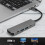 Διανομέας USB C για MacBook Pro, προσαρμογέας πολλαπλών θυρών οθόνης 4K HDMI με φόρτιση PD 100W 6