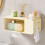 Wall Mounted Attachable Tissue Holder Multipurpose Easy-White 7