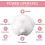 Pink Cute Expression Kids Digital Alarm Clock 5