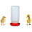 Chick Feeder And Waterer Kit Plastic Gravity Fed Water Container Jar Food Dispenser For Birds And Poultry Brooder 2