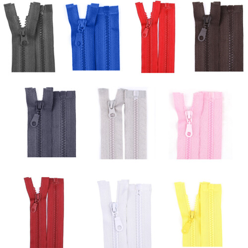 Nylon Zippers for Sewing Craft Making Bag Wallet-Light Grey 1