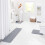 Χαλί μπάνιου Cozy Comfort, μαλακό απορροφητικό χαλί μπάνιου από μικροΐνες με γέμιση 3