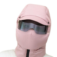 Masque de Ski unisexe coupe-vent, couvre-visage complet-Rose