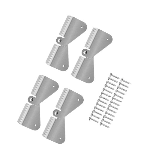 4 Sets Dachrinnen-Fallrohr-Verlängerungsscharnier, 1