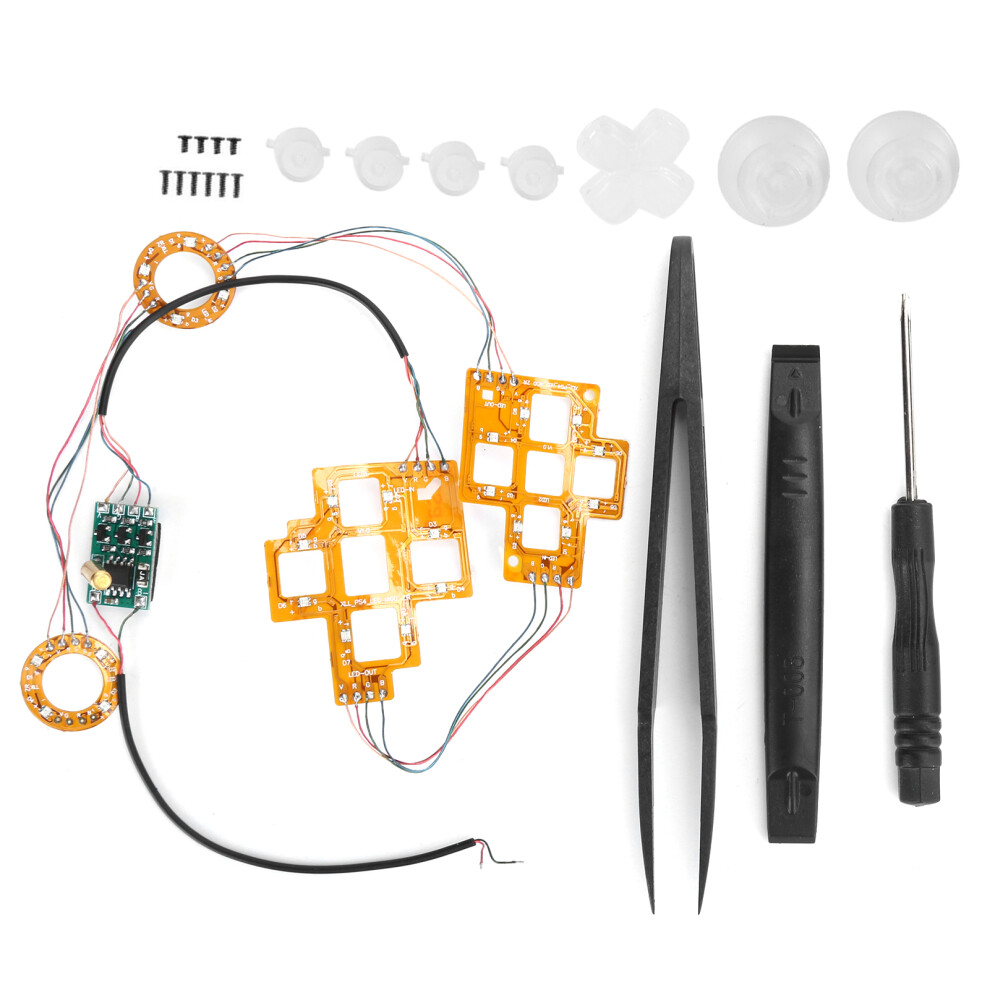 Elevate Your Gaming Experience With Our Customizable Led Controller Kit, Featuring Button Control & Multi-Color Selection For Personalized Gameplay 9420858174165