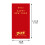 50 Counts Happy New Year Labels 2x4Inch Retangular-Style 3 4