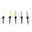 79mm/90mm 5Pcs Golf Training Ball Tee Magnetische 1