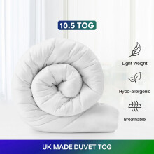 (Super King Duvet Tog, 10.5 Tog) Down Duvets & Quilts Tog Winter Warm Soft & Comfortable Luxurious Sleep Single Double King Super King Size Quilt Hypoallergenic Christmas Duvet