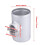 Air Flow Sensor Mount MAF 76mm Intake Meter Mount Base Adapter For Astra J GTC Silver 3