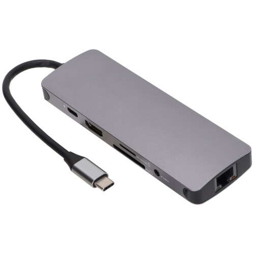 Διανομέας πολλαπλών θυρών USB C Aluminum9In1 - Γρήγορη μετάδοση θερμότητας, διασύνδεση