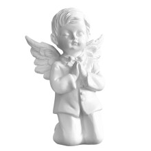 Resins Praying Angelic Boy Girl Figure-Prayer Angel Boy