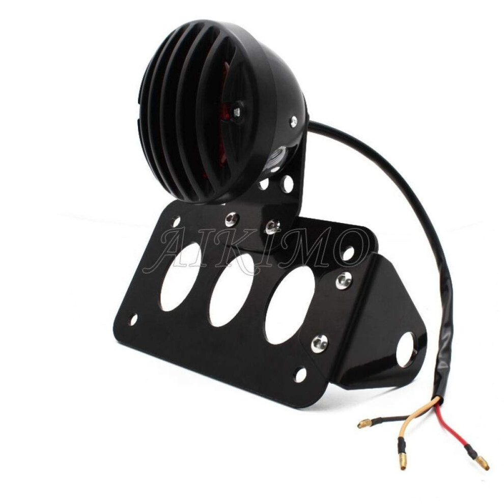 Motorcycle Side Mount Tail With License Plate Bracket For Sportsters Bobber Style Chopper Light 9119770961204