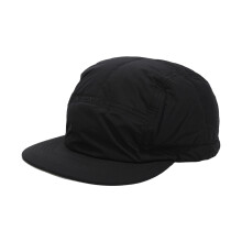 Chapeau capitonné mou plat de casquettes de baseball de-Noir
