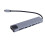 Προσαρμογέας Ethernet HDMI Hub USB C, 8 θύρες USB Type C, θύρα υψηλής ταχύτητας RJ45, γρήγορη 6