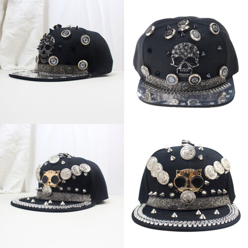 Chapeau de baseball à rivets élégant, chapeau de-M carrelage 1