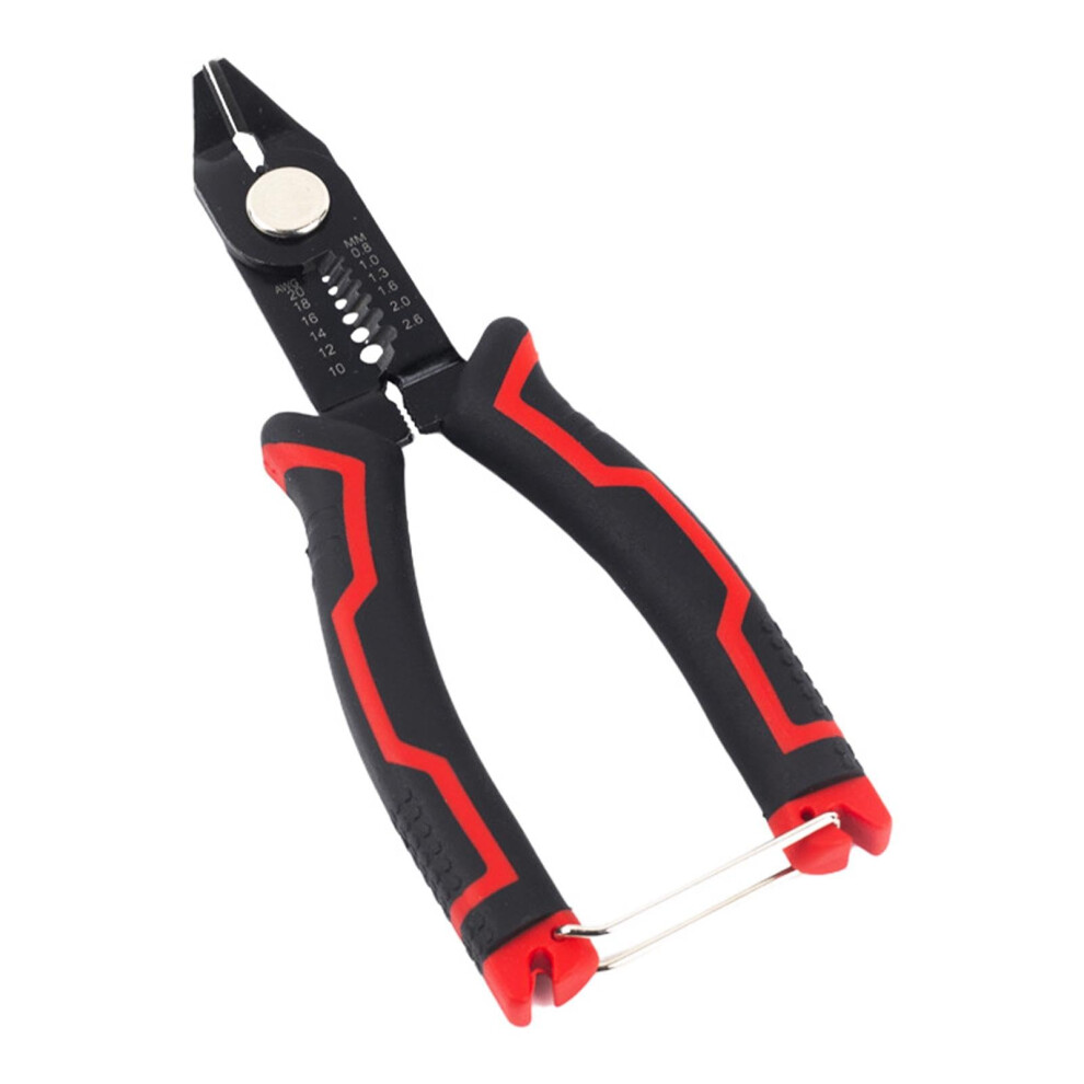 Wire Cutter 6Inch, 3In1 Side Cutter For 2010 Awg Stranded Wire, Cable Stripper Tool, Antislip Handle 9365049241106