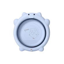 Baby Collapsible Wash Basin For Babies And Kids, Portable Folding Compact Dish Tub For Home, Kitchen, Outdoor, Travel, Blue