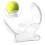 1Pcs Transparent Tennis Ball Clip Kunststoff 5