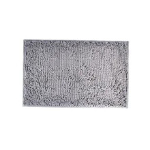Maschinenwaschbare Badezimmer-Sets, rutschfeste PVC-beschichtete Teppiche, 40 x 60 cm, Dunkelgrau, für Dusch- und Badewannenumrandungen