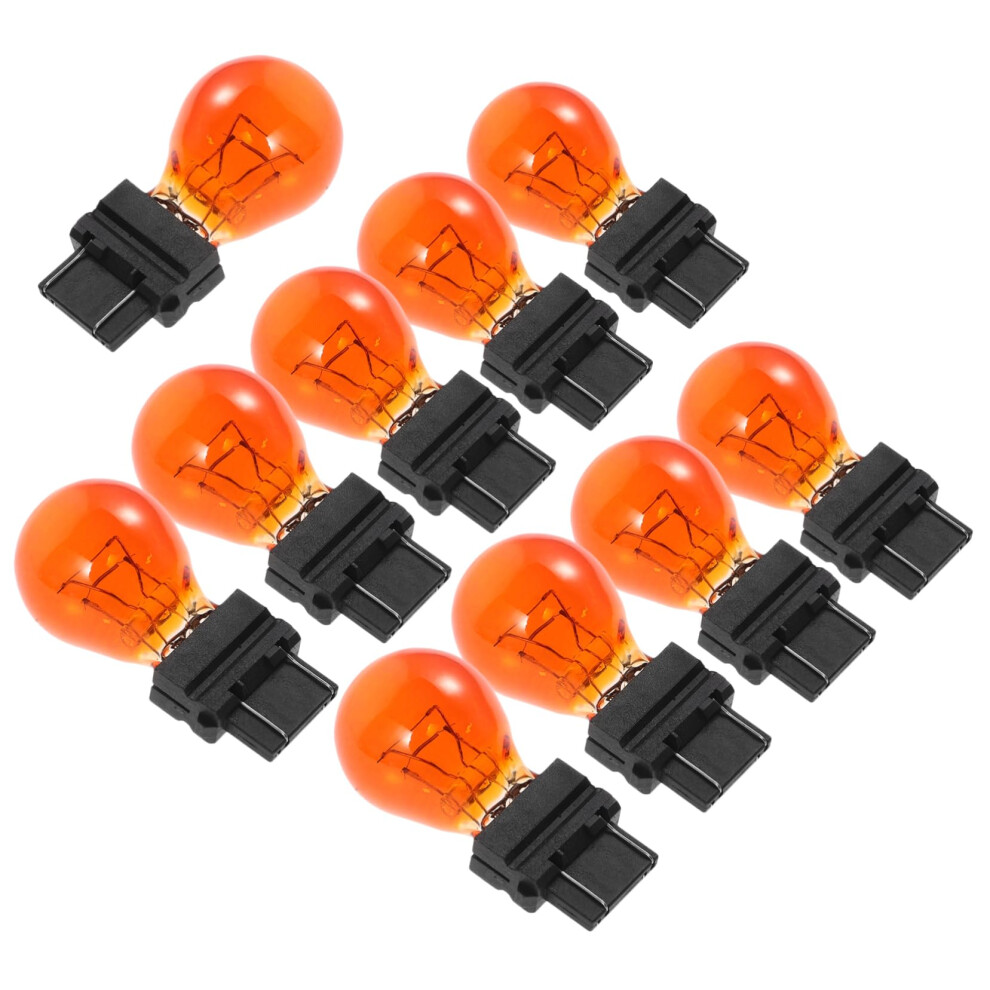 Turn Signal Bulbs 10Pack For American Pickup Trucks Tail Replacement Brake Accessories Amber/Light 9365049241281