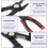 Wire Cutter 6Inch, 3In1 Side Cutter for 2010 AWG Stranded Wire, Cable Stripper Tool, AntiSlip Handle 2
