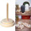 Rotating Wood Yarn Holder Project Light-Dua axle removable 2