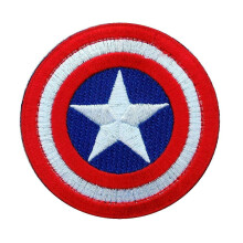 Morale Patch Tactical Mini Shield with Hook Fastener Compatible with Velcro 6.5cm Embroidered