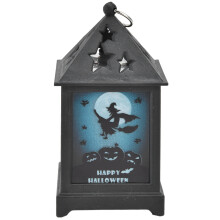 Decoração de Abóbora Assustadora, Lanternas de LED para Decoração de Halloween, para Ambientes Internos e Externos, Alimentadas por Bateria,