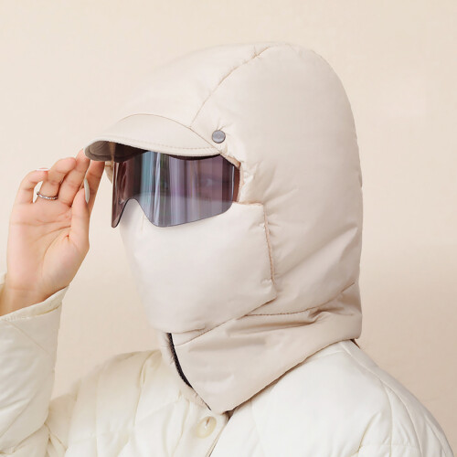 Masque de Ski unisexe coupe-vent, couvre-visage complet,-Bleu 2
