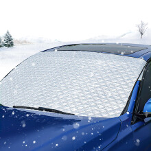 Winter Windscreen Cover, 145 X 95 Cm, Foldable Car Windscreen Cover, Universal Fit For Most Cars
