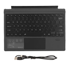 Tastiera Bluetooth per Microsoft Surface Pro, trackpad di precisione, tastiera wireless con design magnetico rimovibile, batteria ricaricabile ultra