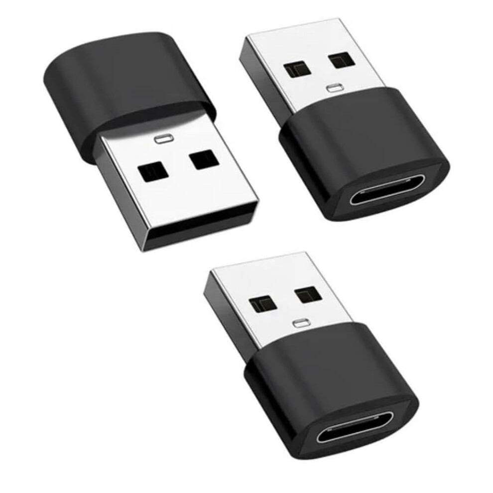 3Pcs Type-C Female To Usb Adapter,Usb C To Usb 2.0 Adapter Type C Female To Usb Male Adapter Charger Converter For Fast Charging&Data Sync,Transfer 9139052177413