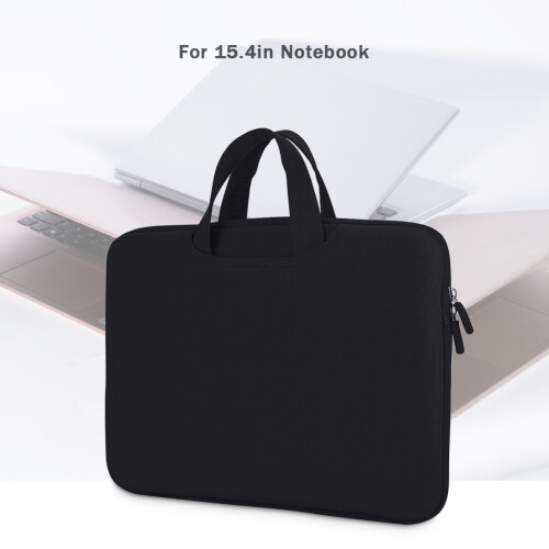 Capa protetora para notebook de 15 polegadas, bolsa à prova de choque com design ultrafino, estojo resistente à água com interior aveludado, 2