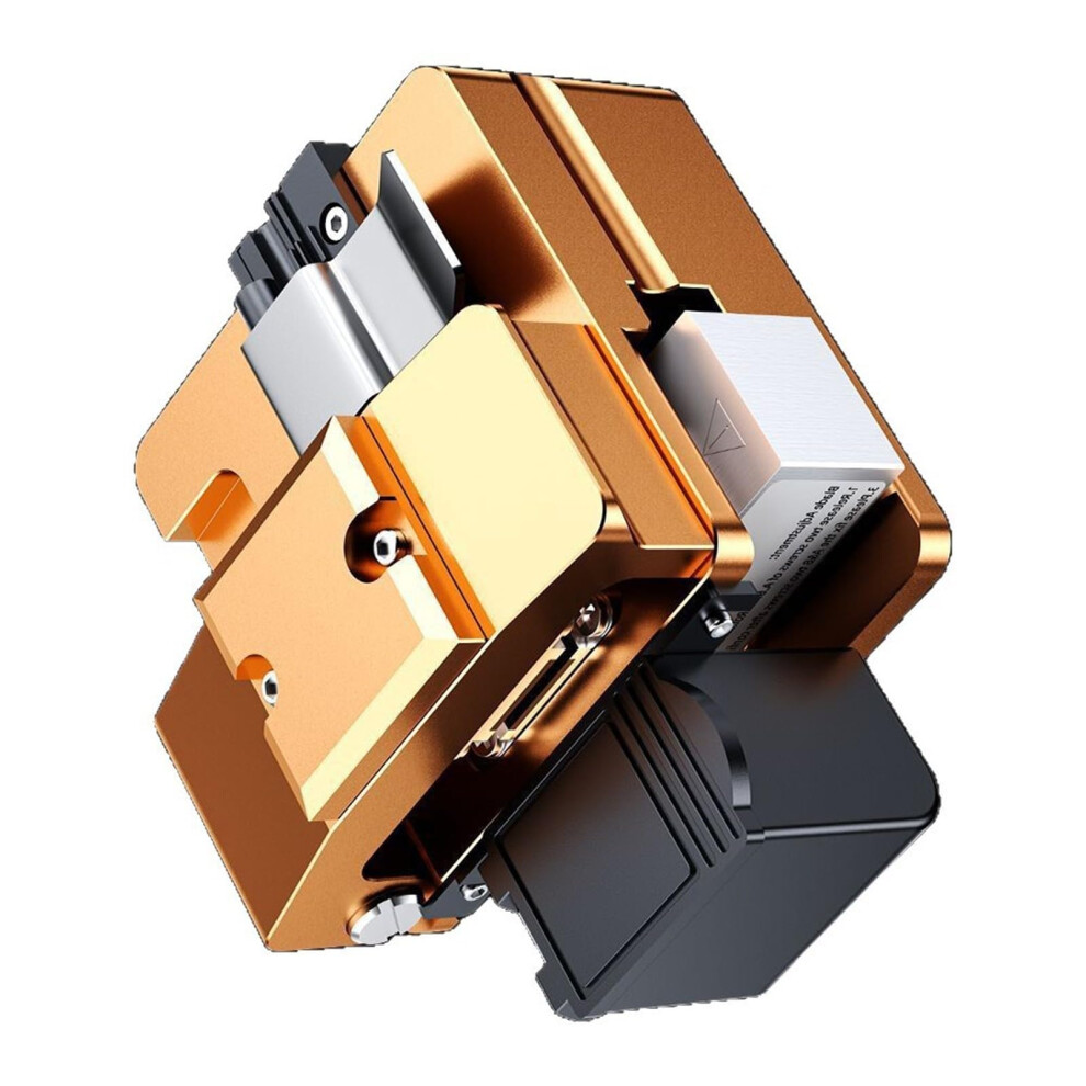 Autoretract Fiber Cutter With Debris Collector, Triple Slot Design, Stainless Steel Guide Fiber Optical Splicing Tool 9365049241656