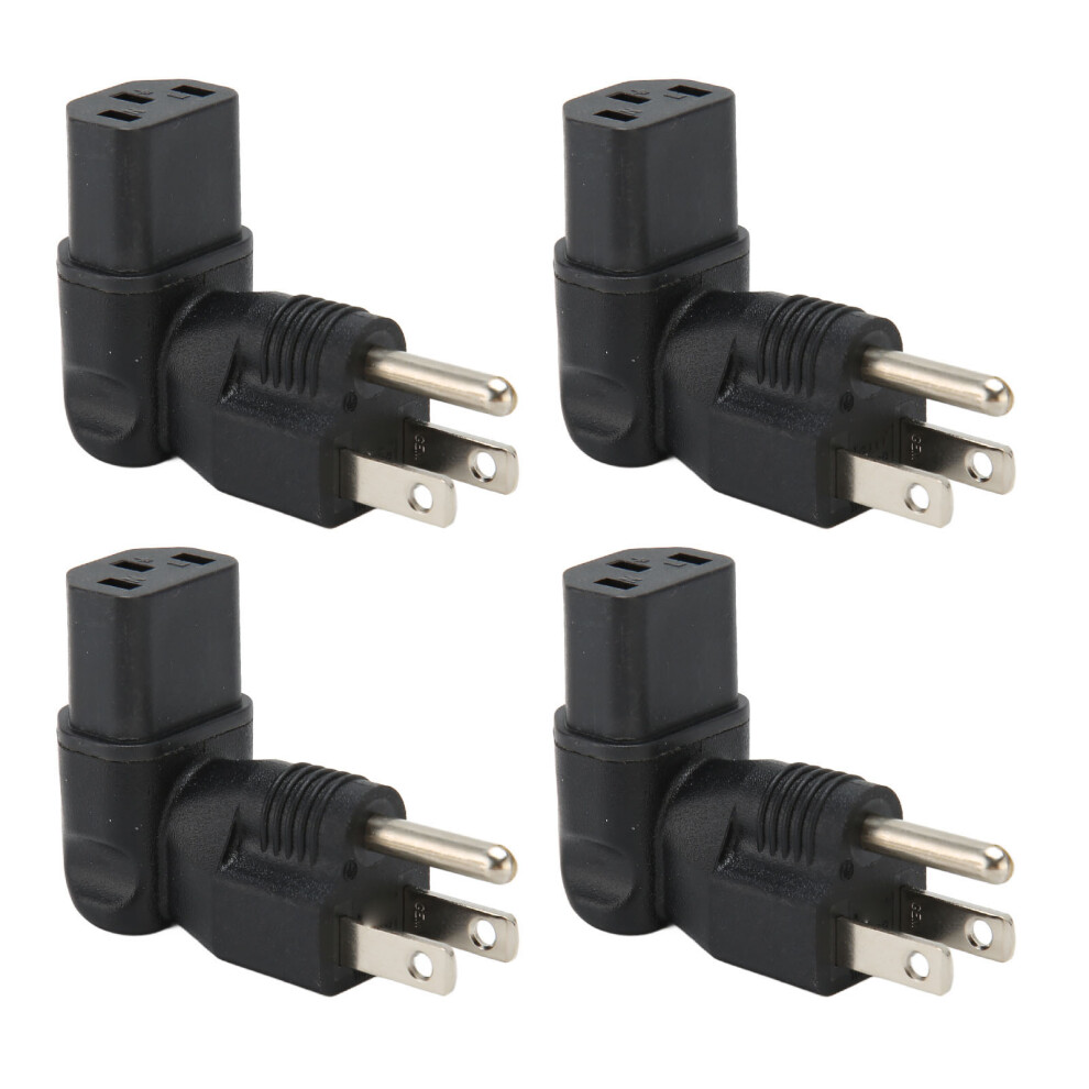 Angled Adapter For Tight Spaces, Power Converter With Pure Copper And Pvc Jacket Ensuring Reliable Power Transfer, Good Quality, Good Quality, Durable 9139052182196