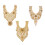 Embroidered Applique Sew on Collar Patches For Wedding-Model 2 2