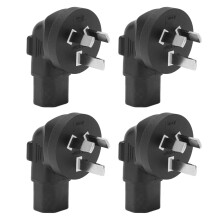 AU til C13-adapterplugg 10A 250V direkte strømomformer for bærbare datamaskiner og servere, flammehemmende plug-and-play-strømledningserstatning