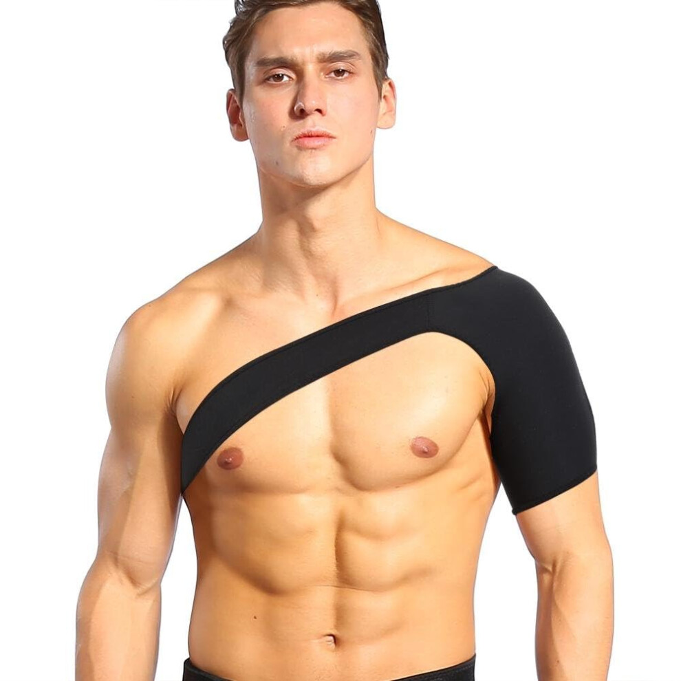 Shoulder Brace Adjustable Shoulder Support Compression Bandage for Arthritis, Sports Injuries, Dislocated Left Shoulder