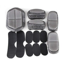 Tbest Foam Helmet Pads Replacement 13Pcs Pad Set For Airsoft Paintball Fast Helmet EPP Sponge Version Black