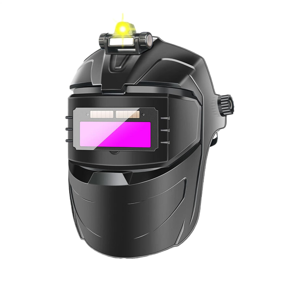 Welding Helmet Auto Darkening Lens, Antifog, Adjustable Lightweight Headgear For Metal Fabrication, Universal Fit 9365049242622