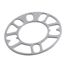 Wheel Shims Universal Aluminum Car Wheel Spacer Plate 3mm 5mm 8mm 10mm Fits 4x100 4x114.3 5x100 5x108 5x114.3 5x120 Silver 4Pcs 3mm