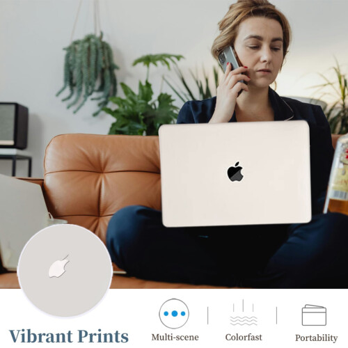 Θήκη με σκληρό περίβλημα για MacBook Air, συμβατή με προστατευτικό σχεδιασμό MacBook Air, 1