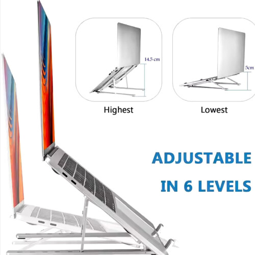 Βάση φορητού υπολογιστή για γραφείο, ρυθμιζόμενη γωνία βάσης φορητού υπολογιστή 1