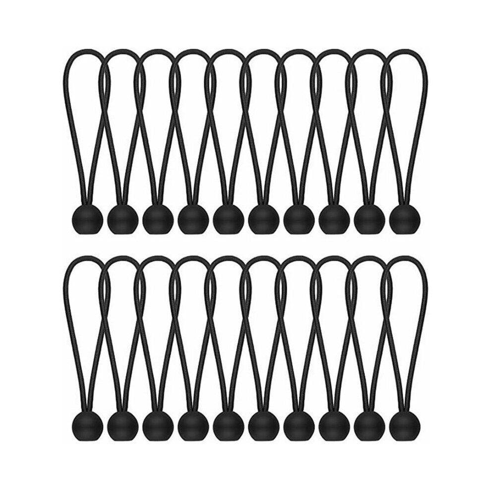 Heavy Duty Bungee Cords For Tarp Tie Down, High Resilience Elastic String 20Pcs Portable Camping Gear Weather Resistant Multi-Purpose With Durable Pla 9088816213099