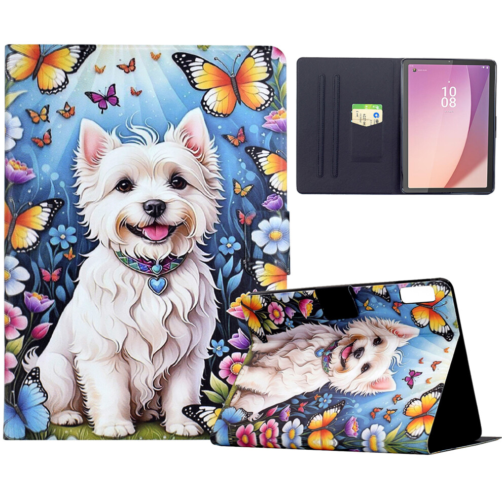 (Dog) For Lenovo Tab M9 Tb-310Fu Stand Case Pattern Printing Tablet Leather Cover With Auto Wake / Sleep 6914282167501