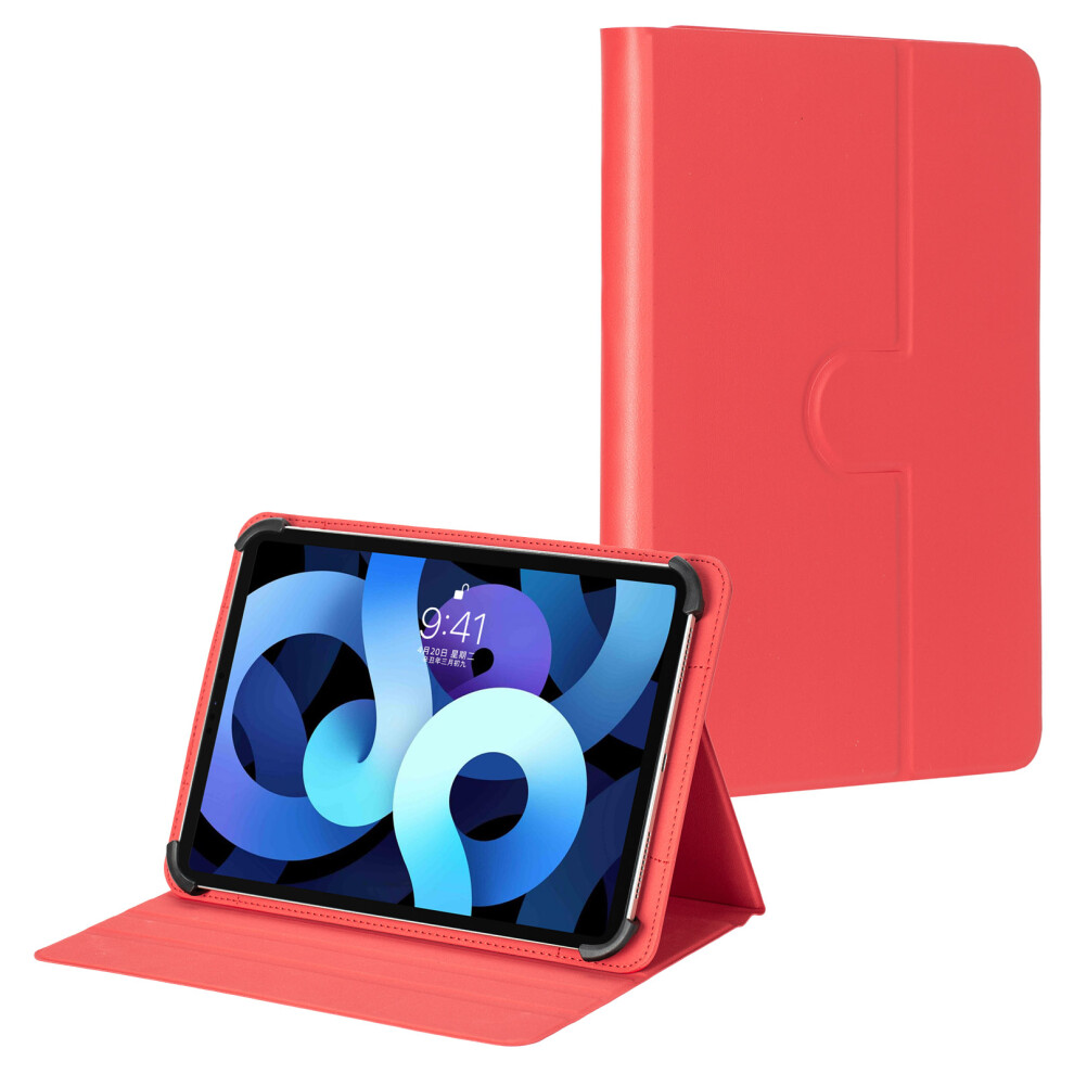 (Red) For 9-10 Inches Universal Tablet Case Protective Cover Pu Leather Stand Folio Case Red 6914284450519